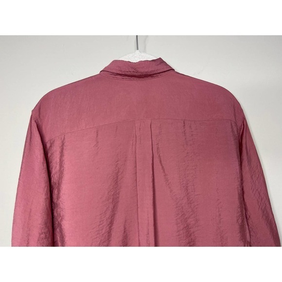 LOFT Petites Pink Button Up Shirt Size SP - Picture 6 of 6